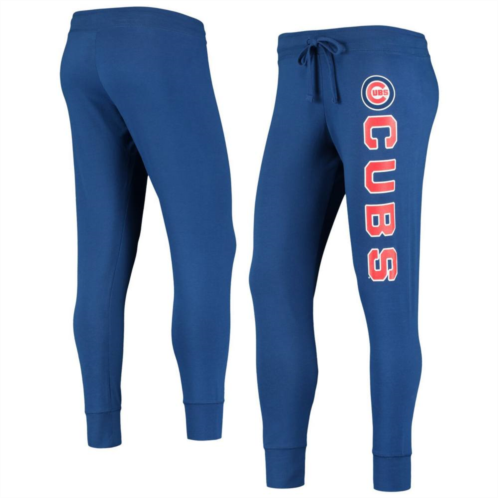 Womens New Era Royal Chicago Cubs Tri-Blend Pants