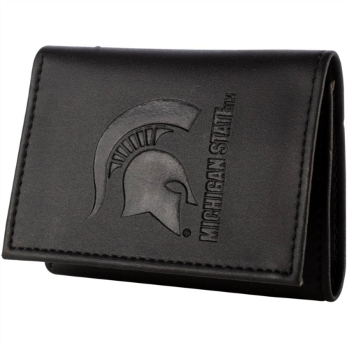 Unbranded Mens Black Michigan State Spartans Hybrid Tri-Fold Wallet