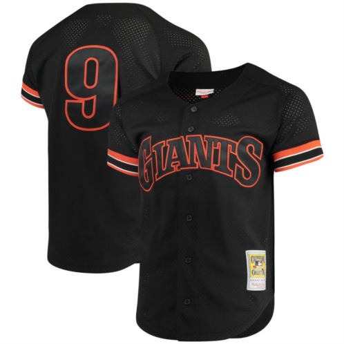 Unbranded Mens Mitchell & Ness Matt Williams Black San Francisco Giants Cooperstown Collection Mesh Batting Practice Button-Up Jersey