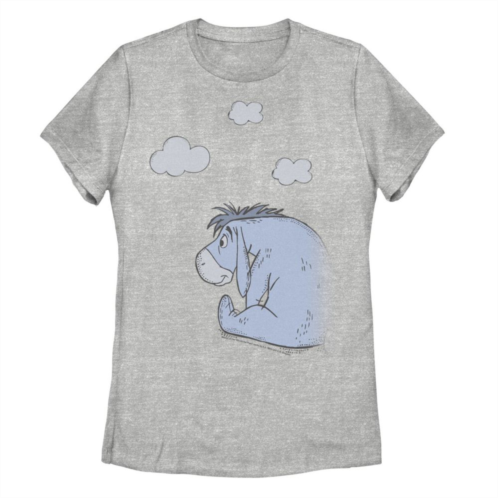 Juniors Disney Winnie The Pooh Eeyore In The Clouds Graphic Tee