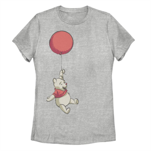 Licensed Character Juniors Disney Winnie The Pooh Floating Red Balloon Tee