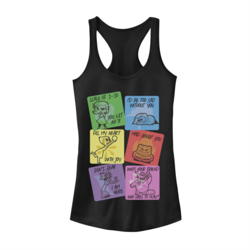 Licensed Character Juniors Disney Pixar Inside Out Valentines Cards Tank Top