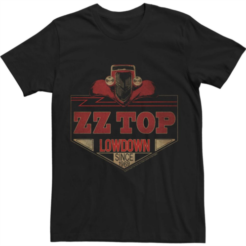 Licensed Character Big & Tall ZZ Top Motor Poster Tee