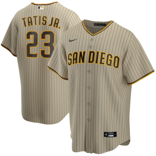 Nitro USA Mens Nike Fernando Tatis Jr. Tan San Diego Padres Alternate Replica Player Jersey