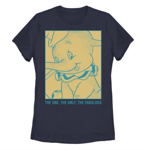 Licensed Character Juniors Disney Dumbo The One The Only The Fabulous Retro Poster Tee