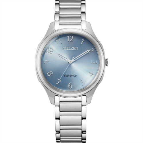Citizen Eco-Drive Womens Silver Tone Bracelet Watch