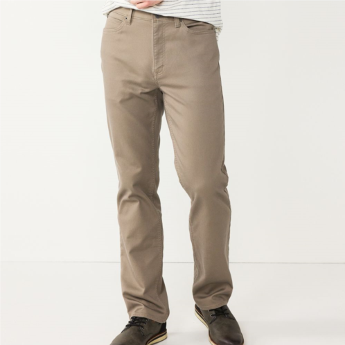 Mens Sonoma Goods For Life Straight-Fit 5-Pocket Everyday Pant