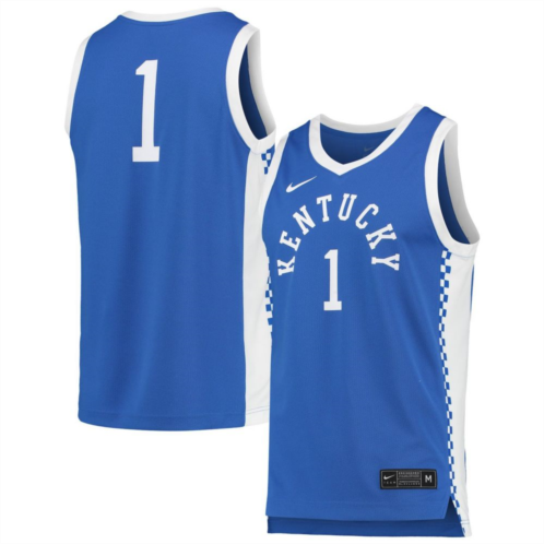 Unisex Nike #1 Royal Kentucky Wildcats Replica Basketball Jersey