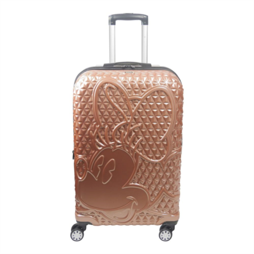 ful Disneys Minnie Mouse Textured Hardside Rolling Luggage