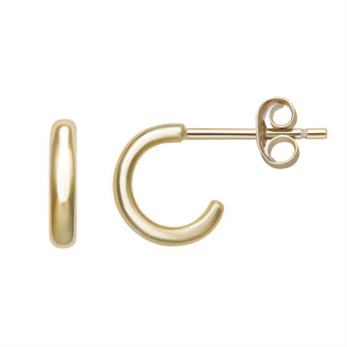 PRIMROSE Sterling Silver 9 mm C-hoop Earrings