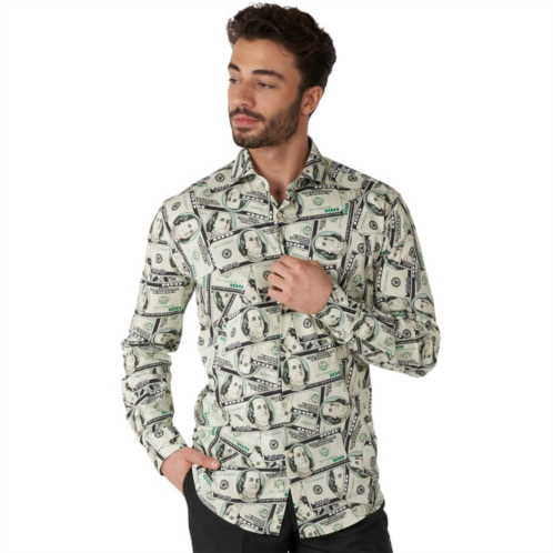 Mens OppoSuits Patterned Button-Down Shirt