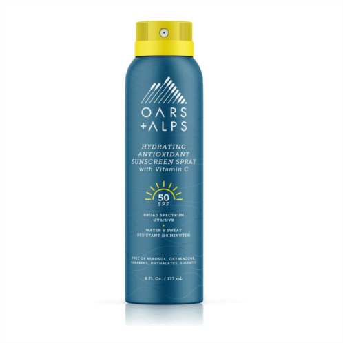 Oars + Alps Hydrating Vitamin C Sunscreen Spray SPF 50