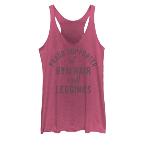 Unbranded Juniors Proud Supporter Of Gym Hair And Leggings Tank Top