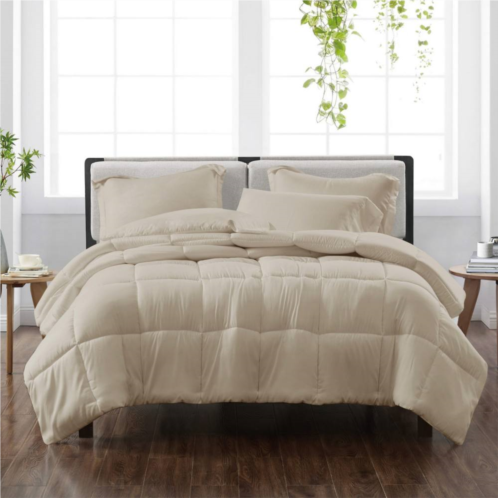 Cannon Solid Comforter Set with Shams