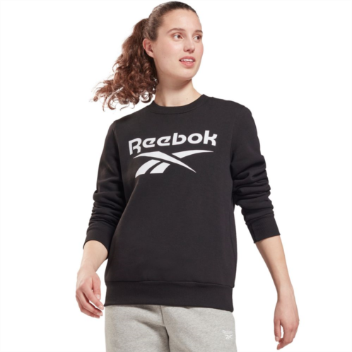 Womens Reebok Identity Big Logo Fleece Sweatshirt