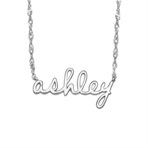 PRIMROSE Sterling Silver Name Chain Necklace