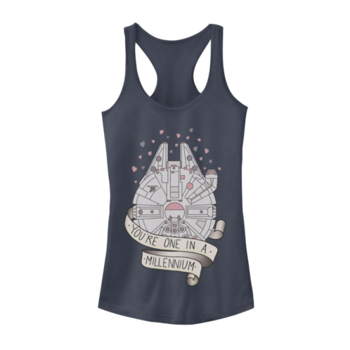 Licensed Character Juniors Star Wars Millennium Falcon One In A Millennium Tank Top