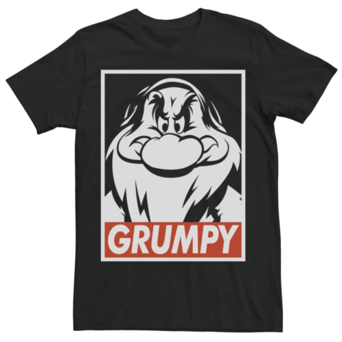 Big & Tal Disney Snow White Grumpy Streetwear Poster Tee