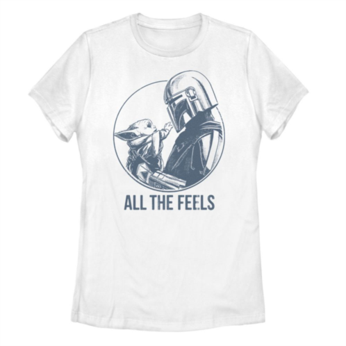 Licensed Character Juniors Star Wars: The Mandalorian & The Child All The Feels Tee