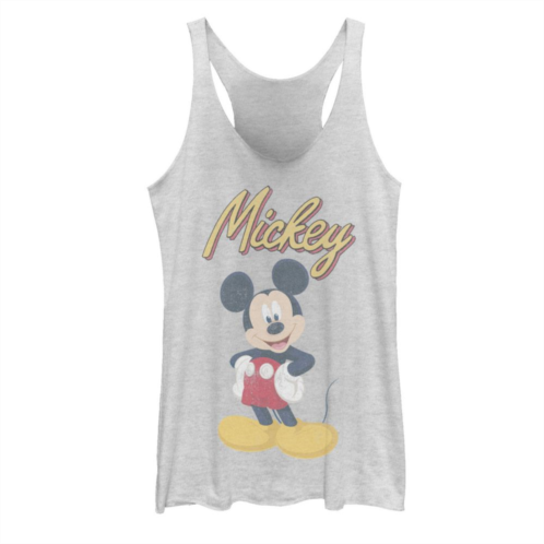 Licensed Character Juniors Disneys Mickey Mouse Signature Tank Top