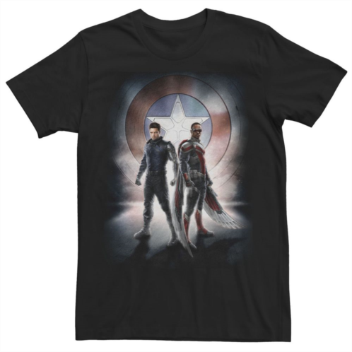 Big & Tall Marvel The Falcon And The Winter Soldier Team Poster Tee