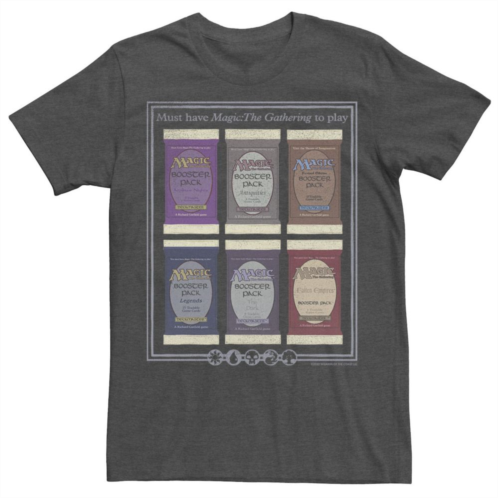 Licensed Character Big & Tall Magic: The Gathering Card Packs Tee