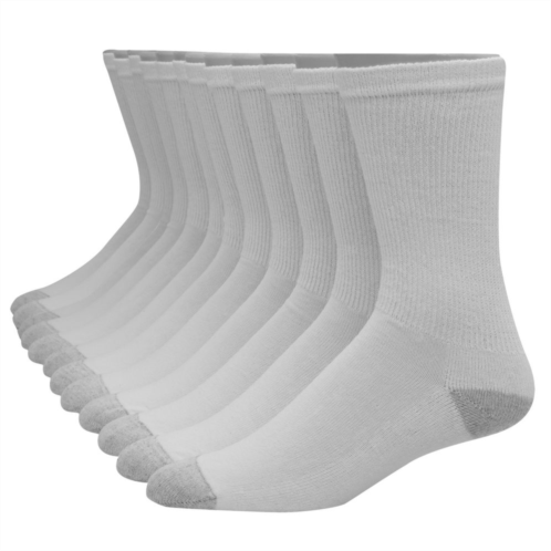 Big & Tall Hanes Ultimate Fresh IQ 10-pack Crew Socks