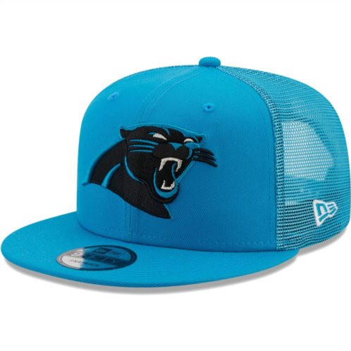 Mens New Era Blue Carolina Panthers Classic Trucker 9FIFTY Snapback Hat