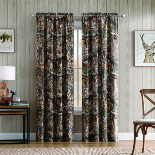 Realtree Edge Camouflage 2-pack Window Curtain Set