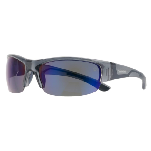Mens Timberland Semi-Rimless Polarized Sport Sunglasses