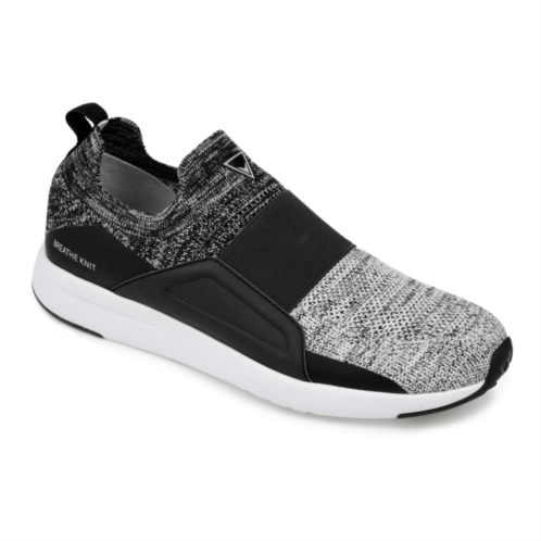 Vance Co. Cannon Mens Knit Slip-On Sneakers