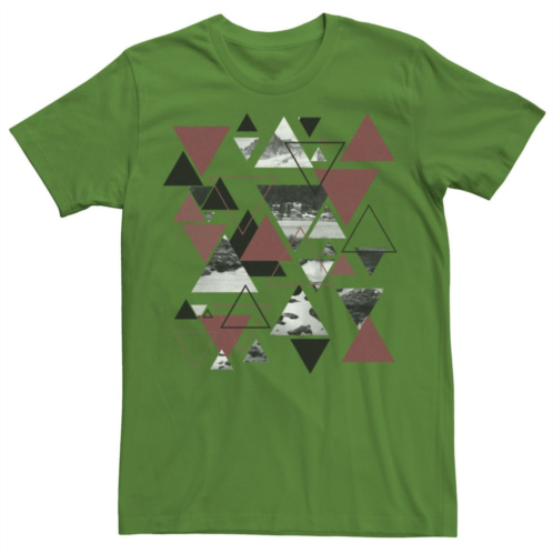Mens Apt. 9 Abstract Geometric Triangle Collage Tee