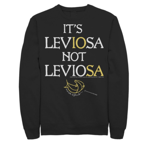 Mens Harry Potter Its Leviosa Not Leviosa Sweatshirt