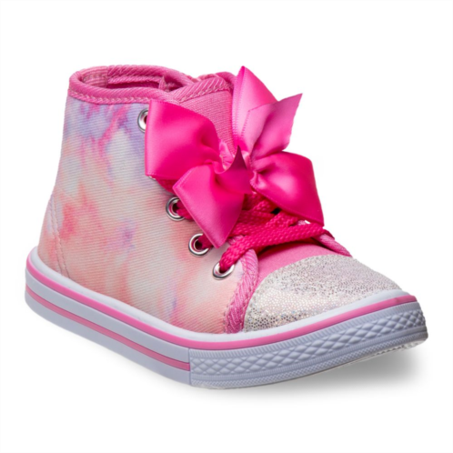 Laura Ashley Toddler Girls Bow High-Top Sneakers