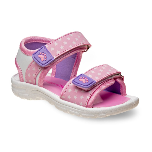 Rugged Bear Toddler Girls Star Sport Sandals