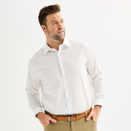 Big & Tall Apt. 9 Premier Flex Spread-Collar Dress Shirt