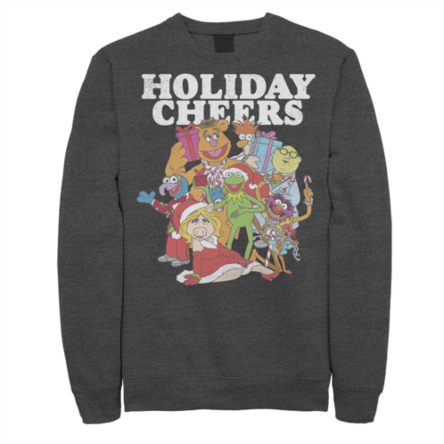 Licensed Character Mens Disney Christmas The Muppets Holiday Cheers Sweatshirt