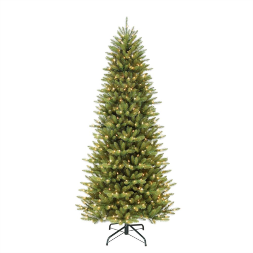 Puleo International 6-ft. Pre-Lit Slim Fraser Fir Artificial Christmas Tree