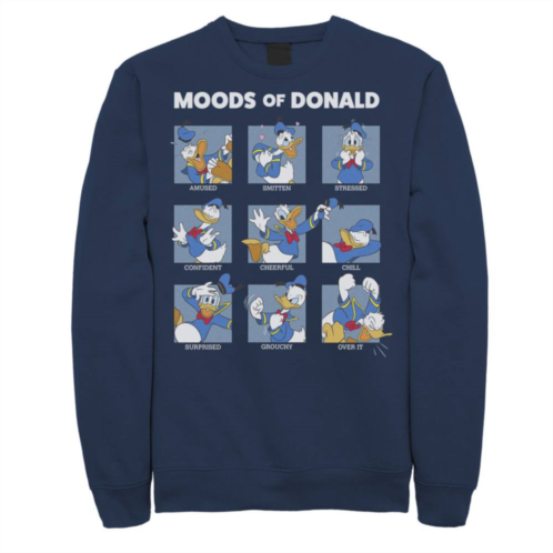 Mens Disney Mickey & Friends Donald Duck Moods Box Up Sweatshirt