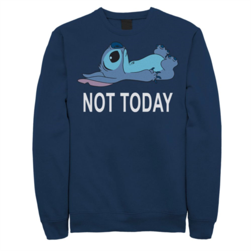 Mens Disney Lilo & Stitch Not Today Stitch Sweatshirt