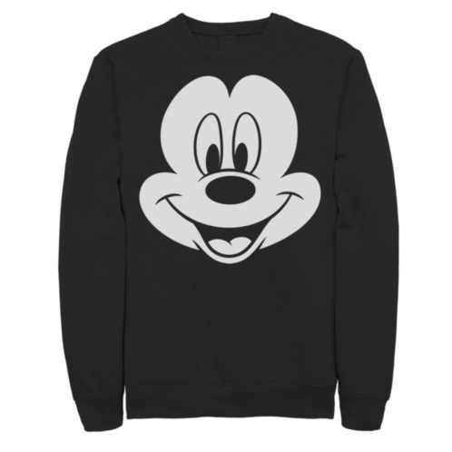 Mens Disney Mickey Mouse Large Face Sweatshirt