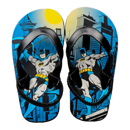 Licensed Character DC Comics Batman Toddler Boys Flip Flop Sandals