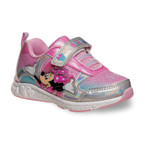 Disneys Minnie Mouse Toddler Girls Light-Up Sneakers