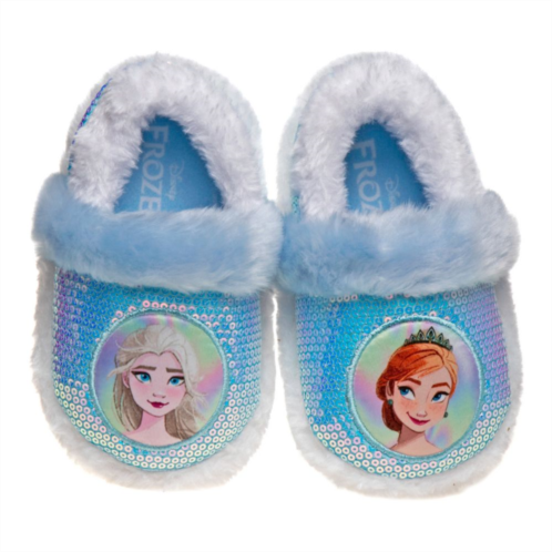 Disneys Frozen 2 Anna & Elsa Toddler Girls Slippers