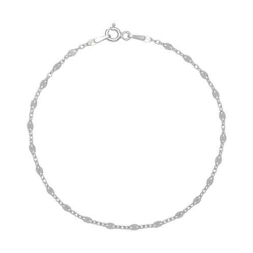 PRIMROSE Sterling Silver Mirror Chain Bracelet