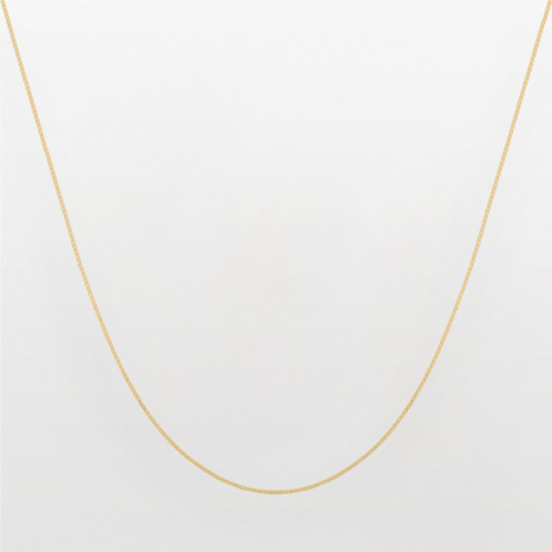 Everlasting Gold 14k Gold Venetian Box Chain Necklace
