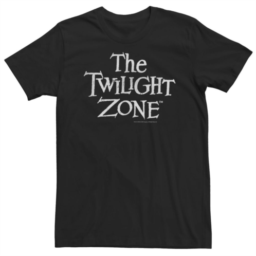 Licensed Character Big & Tall Twilight Zone Simple Title Text Tee