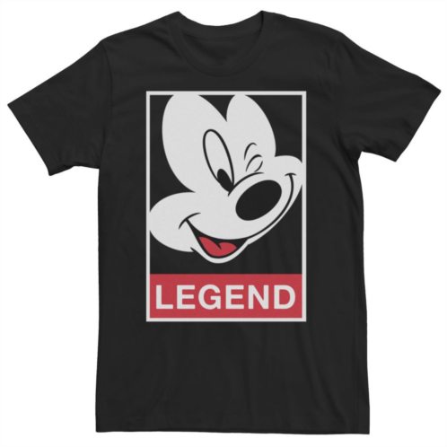 Big & Tall Disney Mickey Mouse Legend Winking Portrait Tee