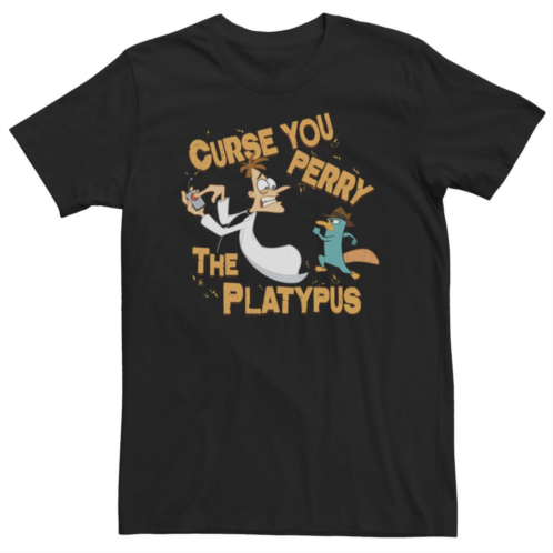 Big & Tall Disney Phineas And Ferb Curse You Tee