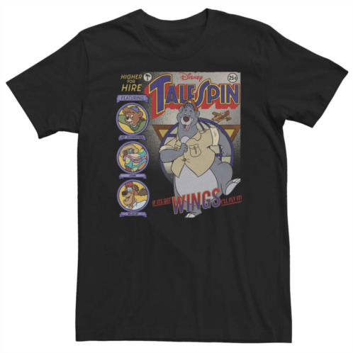 Licensed Character Big & Tall Disney TaleSpin If Its Got Wings Ill Fly It! Poster Tee